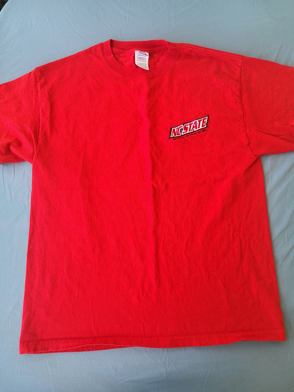 STATE Red Graphic Crewneck T-Shirt